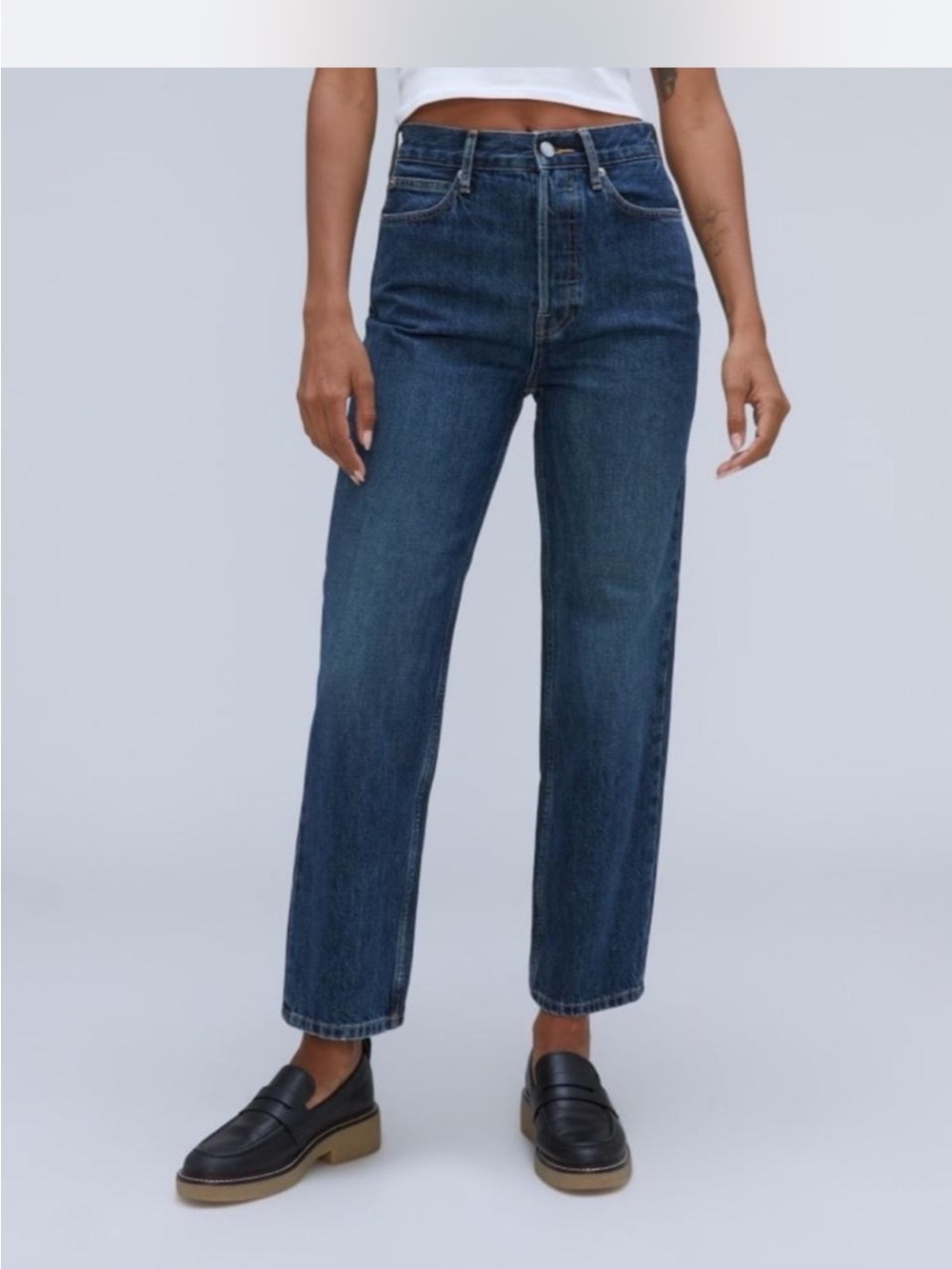 Everlane The 90’s Way High Straight Leg Women's Jeans - 33R
